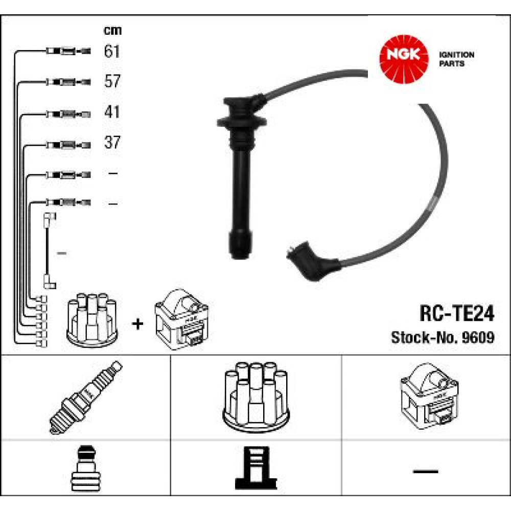 Ignition Cable Kit NGK 9609